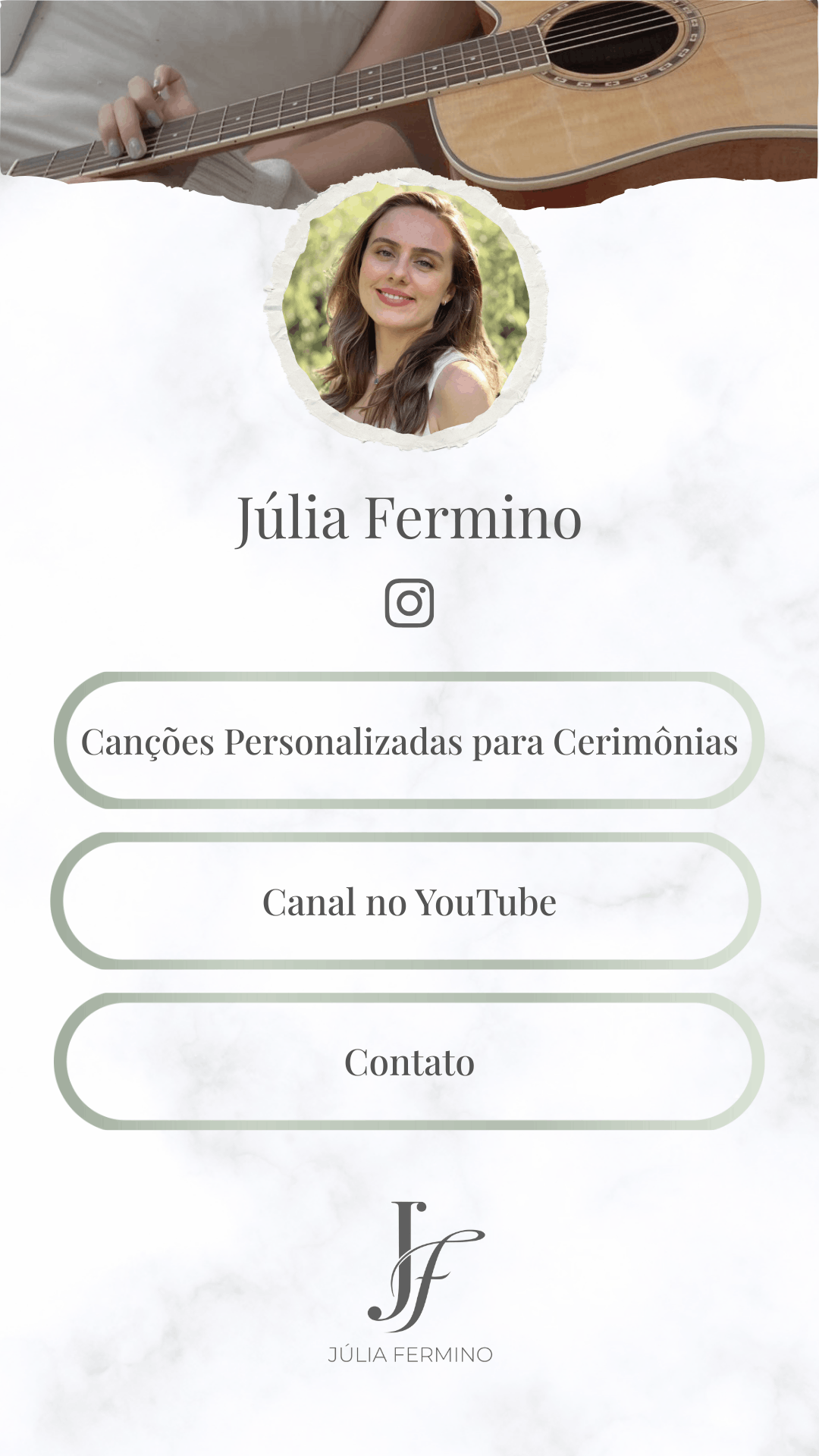 Júlia Fermino – links rápidos (cerimônias, YouTube e contato)